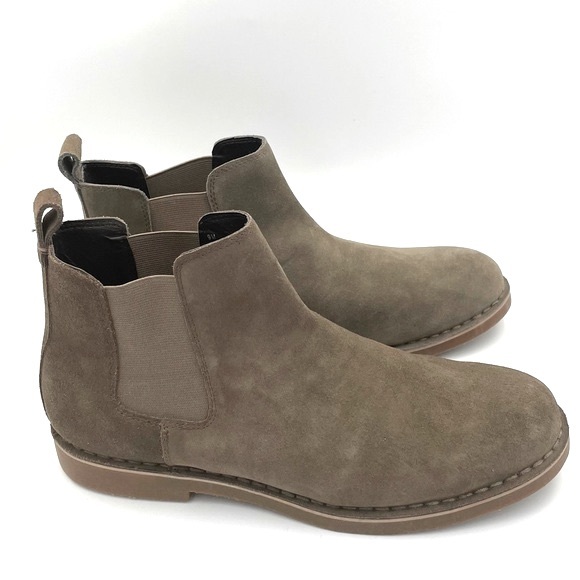 MEN Suede Tan Chelsea Boot - Picture 2 of 10